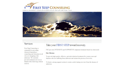 Desktop Screenshot of firststepcounseling.com